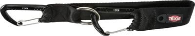 Trixie Car Seat Belt Loop Universal With Carabiner Hook Black