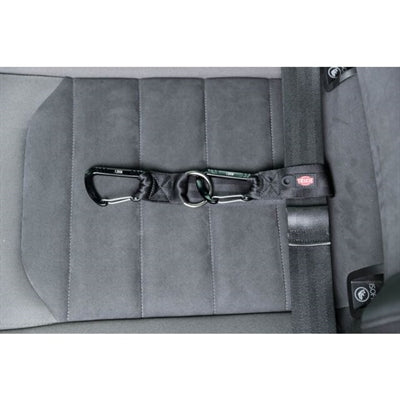 Trixie Car Seat Belt Loop Universal With Carabiner Hook Black