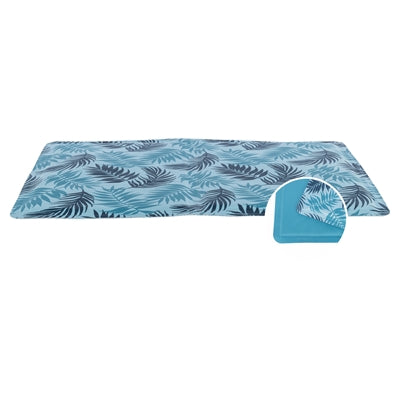 Trixie Cooling Mat With Palm Leaves Print Light Blue