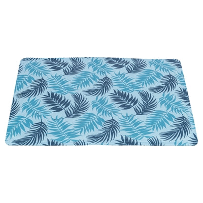 Trixie Cooling Mat With Palm Leaves Print Light Blue