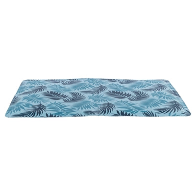 Trixie Cooling Mat With Palm Leaves Print Light Blue