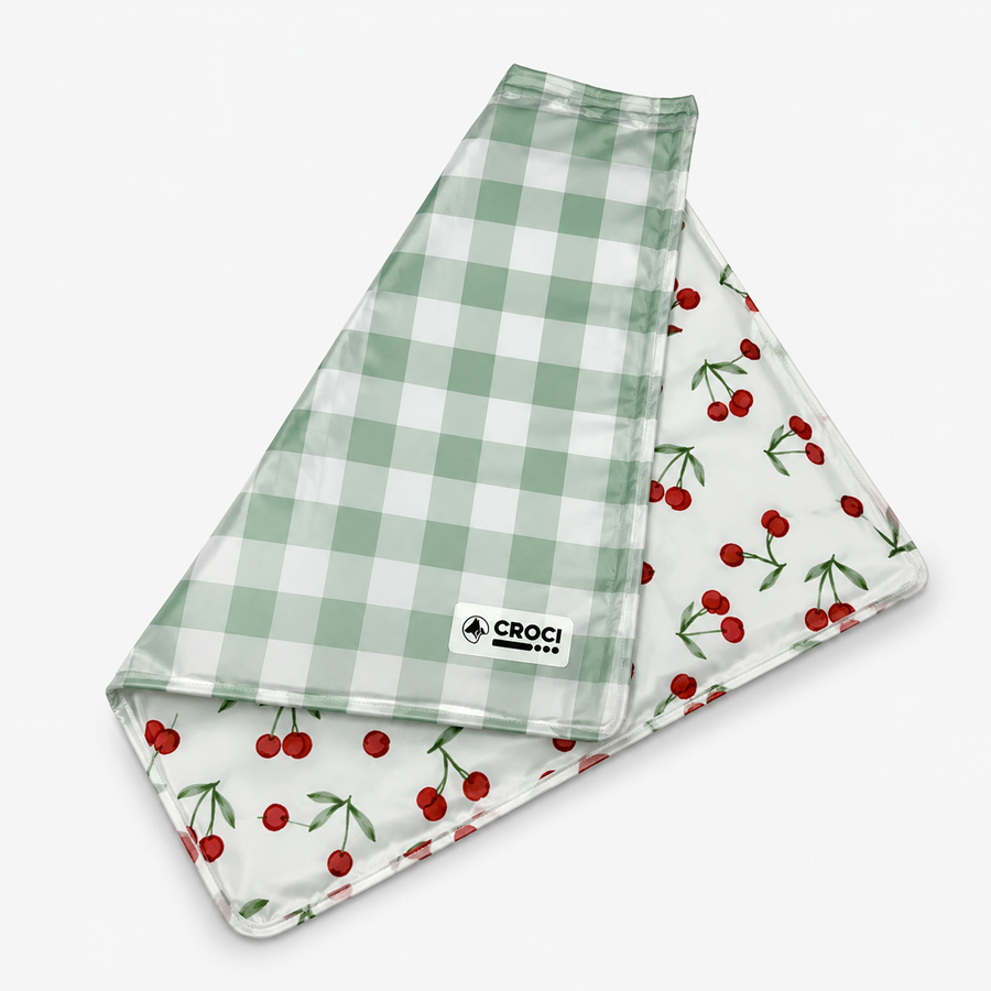 Croci Cooling Mat Reversible Cherry Print / Checked