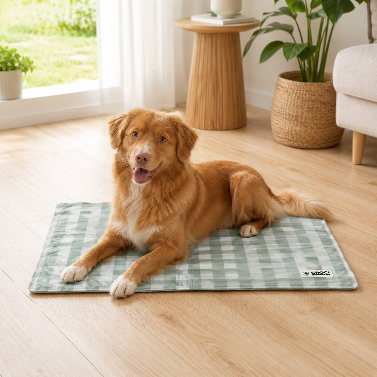 Croci Cooling Mat Reversible Cherry Print / Checked